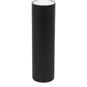 GoodHome Trinidad Black Mains-powered (wired) 1 lamp Integrated LED Outdoor Post light (H)450mm