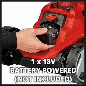 Einhell 33cm Power X-Change Cordless Lawnmower 18V Rotary 30L Grass Box BRUSHLESS - GE-CM 18/33 Li-Solo - BODY ONLY