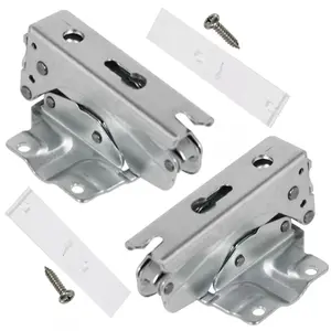 SPARES2GO Integrated Fridge Door Hinges for Hotpoint HUL161I HUT161I HUZ121 HUL162 HUL1611