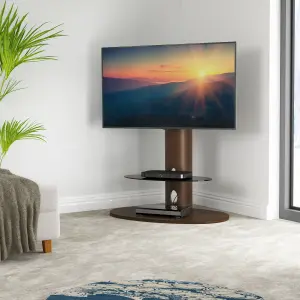 AVF FSL930CHEW Chepstow Walnut Cantilever TV Stand for up to 65"