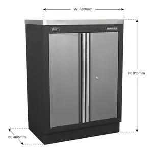 Sealey Modular 2 Door Floor Cabinet 680mm APMS52