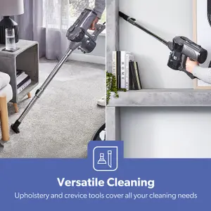 Geepas 2-in-1 Stick & Handheld Vacuum Cleaner 0.5L Lightweight, Low Noise  with 600W Powerful Motor