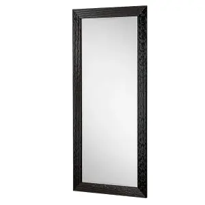 Wave Gloss Black Full length mirror 170x79cm