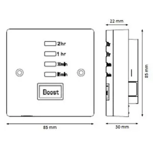 Optimum Electronic Boost Timer Universal 15 Mins - 2 Hour Immersion Heater Energy Saving