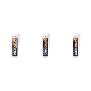 Bond It Wood Pro Adhesive for Parquet and Timber Floors, Buff 300ml (Pack of 3)