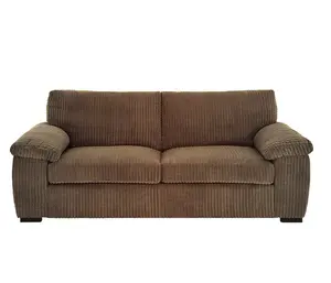 Amalfi Jumbo Cord 3 Seater Sofa Coffee