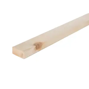 2x1 Inch Spruce Planed Timber  (L)1800mm (W)44 (H)21mm Pack of 2