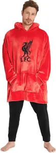 Liverpool F.C. Oversized Hoodie Blanket For Men, Official Football Gifts