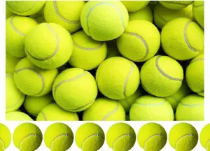 MantraRaj Tennis Balls With Mesh Carrying Bag Ideal for Sports Play, Practice, Pet Play, Dog Training, Throwing Machine (12)