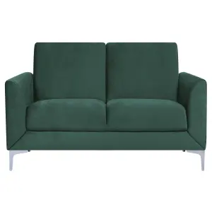 Velvet Living Room Set Green FENES