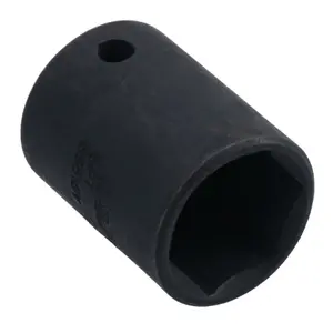 16mm 3/8in Drive Shallow Stubby Metric Impacted Socket 6 Sided Single Hex