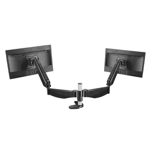 AVF Double Multi Position Monitor Desk Mount