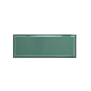 Johnson Tiles Bevel Thyme Gloss Ceramic Wall Tile Sample