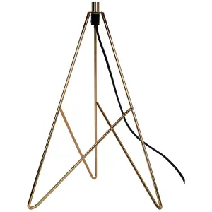 GoodHome Daitree Black & brass effect Table light