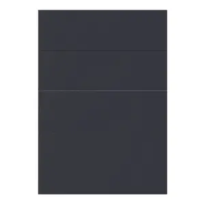 GoodHome Stevia Matt blue Slab Multi drawer front, Pack of 1 (H)715mm (W)497mm (T)18mm