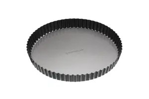 MasterClass Non-Stick 28cm Fluted Round Flan / Quiche Tin