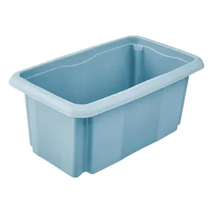 Keeeper Blue Turn Around Stacking Box 7 Litre With Lid - Set Of 4