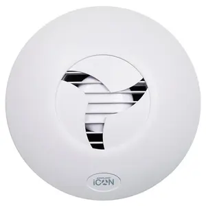 Airflow 72683501 iCON15 Eco Circular Auto Iris Extractor Fan (240V Mains)