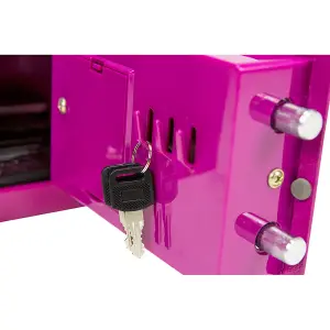 Phoenix Compact Home Office SS0721EPD Pink Security Safe with Electronic Lock