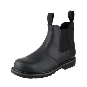 Amblers Safety FS5 Goodyear Welted Pull on Safety Dealer Boot Black