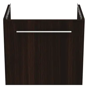 Ideal Standard i.life S Compact Coffee Oak effect Wall-mounted Bathroom Vanity unit (H) 440mm (W) 500mm