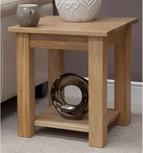 Opus Solid Oak Side Table