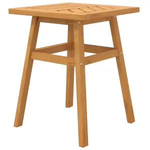 Berkfield Side Table 45x45x60 cm Solid Wood Acacia