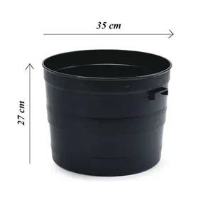 Small Black 35cm Blacksmith Planter