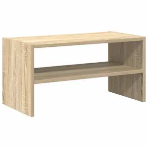 Berkfield Shoe Rack Stackable Sonoma Oak 60x30x30.5 cm