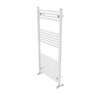 Rinse Straight Bathroom Heated Towel Rail Ladder Radiator White 1200x600mm