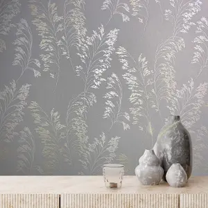 Paste the Wall Elegant Grey, Gold and Copper Wallpaper