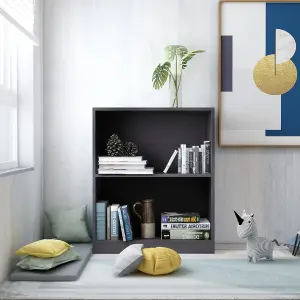 Berkfield Bookshelf Grey 60x24x74.5 cm Engineered Wood