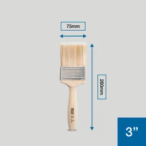 Harris Trade Emulsion & Gloss 3" Fine tip Comfort Paint brush, Pack of 1