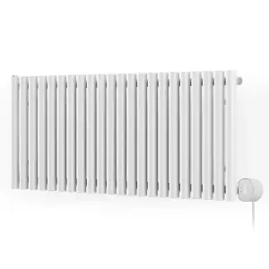 Terma 230V 1kW White Smart Horizontal Oil-filled radiator (H) 580mm x (W) 1195mm