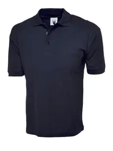 Uneek - Unisex Cotton Rich Poloshirt - 100% Cotton - Navy - Size 3XL