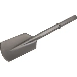 140 x 570mm Clay Breaker Spade Bit - 1 & 1/4" Hex Shank - Impact Demolition