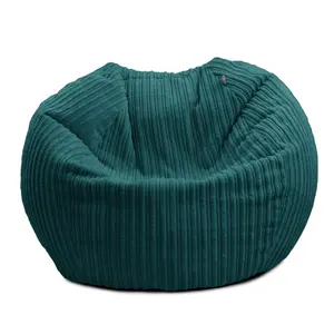 rucomfy Jumbo Cord Kids Slouchbag Beanbag - Teal