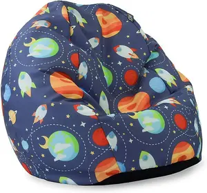 rucomfy Printed Indoor Outer Space Kids Classic Beanbag