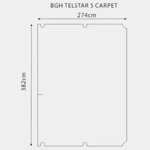 Berghaus Telstar 5 Triple Layered Insulating Tent Carpet, Camping Equipment