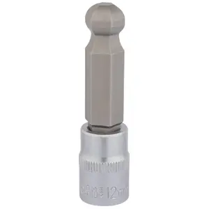 Draper Ball End Hexagonal Socket Bits, 3/8" Sq. Dr., 12mm 16295