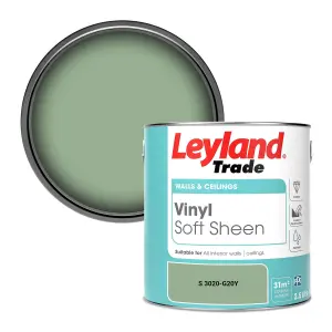 Leyland Trade Vinyl Soft Sheen Walls & Ceilings Emulsion Paint (S 3020-G20Y) - 2.5L