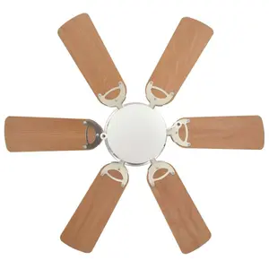 Syliva 82cm Ceiling Fan with Light Kit Light Brown