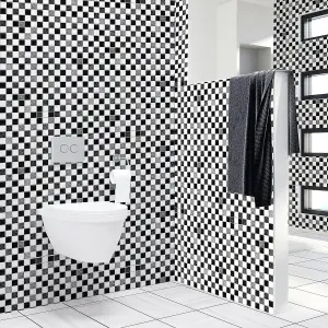 Walplus Marble Mosaic Tile Stickers PVC