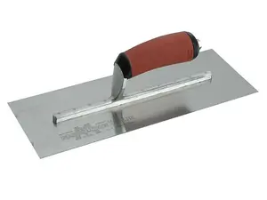 Marshalltown MXS73DSS Stainless Steel Cement Trowel with DuraSoft Handle - 14 x 4.75 Inches