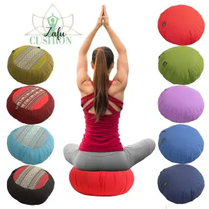 Yoga & Meditation Zafu Cushion by Laeto Zen Sanctuary - INCLUDES FREE DELIVERY