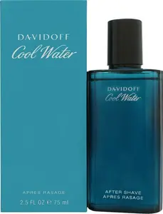 Davidoff Cool Water Aftershave 75Ml Splash Online Fragrance Shop Davidoff Aftershave For Men