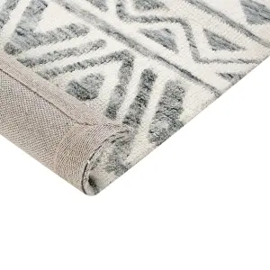 Area Rug 300 x 400 cm Beige and Grey ASPANI