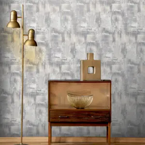 Solara Pewter Verona Grey Wallpaper 538519