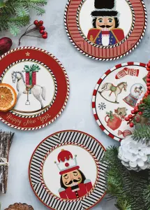 Rozi The Nutcracker Collection Side Plates, Set of 6