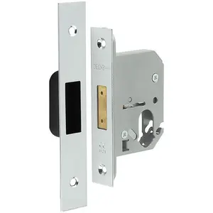 AFIT Polished Chrome Oval Profile Deadlock - 65mm Case 44mm Backset